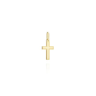 Pingente De Ouro 18k Cruz Desenhada - 103399 - Fábrica do Ouro ®️