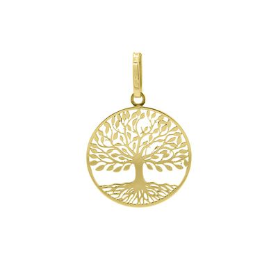 Pingente De Ouro 18k Arvore da Vida Vazado/lisa - 103145 - Fábrica do Ouro ®️