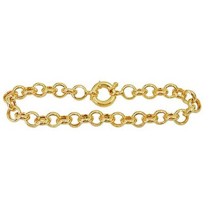Pulseira De Ouro 18k Português De 4,0mm Com 19cm - 100623 - Fábrica do Ouro ®️