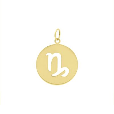 Pingente De Ouro 18k Signo Capricórnio - 103116 - Fábrica do Ouro ®️
