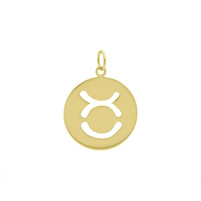 Pingente De Ouro 18k Signo Touro - 103106 - Fábrica do Ouro ®️