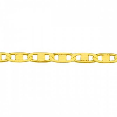 Corrente De Ouro 18k Piastrine De 1,8mm Com 60cm