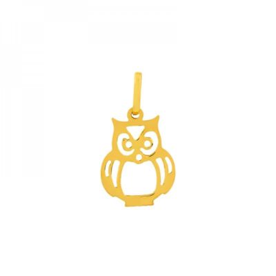 Pingente De Ouro 18k Corujinha Vazado - 103082 - Fábrica do Ouro ®️