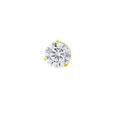 Pingente Ponto De Luz De Ouro 18k Com Zircônia De 5mm - 100093 - Fábrica do Ouro ®️