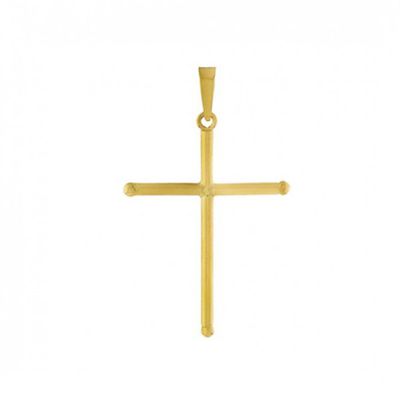 Pingente De Ouro 18k Cruz De 20mm - 101497 - Fábrica do Ouro ®️