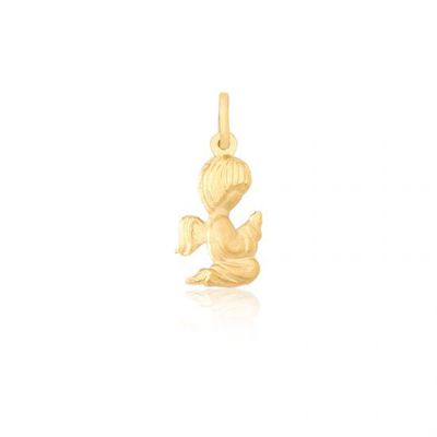 Pingente De Ouro 18k Anjinho 15mm - 100539 - Fábrica do Ouro ®️