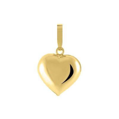 Pingente De Ouro 18k Coração Pequeno - 100083 - Fábrica do Ouro ®️