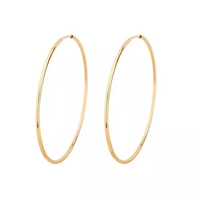 Brinco De Ouro 18k Argola De 46mm - 100509 - Fábrica do Ouro ®️