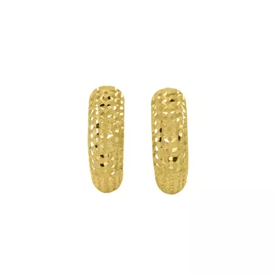 Brinco De Ouro 18k Space - 103389 - Fábrica do Ouro ®️