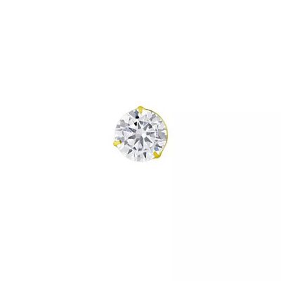 Pingente Ponto De Luz De Ouro 18k Com Zircônia De 5mm (Reforçado) - 10... - Fábrica do Ouro ®️