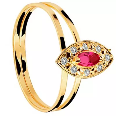 Anel De Formatura De Ouro 18k Tailândia - Feminino - 101192 - Fábrica do Ouro ®️