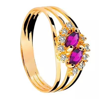 Anel De Formatura De Ouro 18k Taiwan - Feminino - 101175 - Fábrica do Ouro ®️