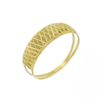 Anel de Ouro 18k Charme - 103443 - Fábrica do Ouro ®️