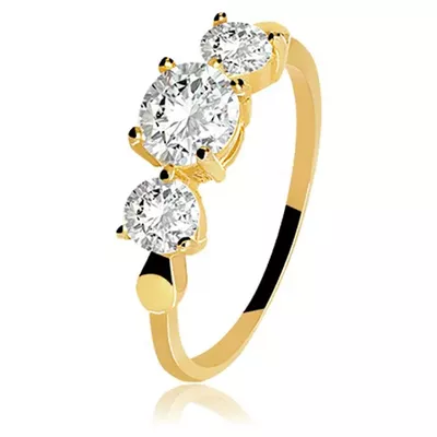 Anel De Ouro 18k Com Zircônias - 101258 - Fábrica do Ouro ®️