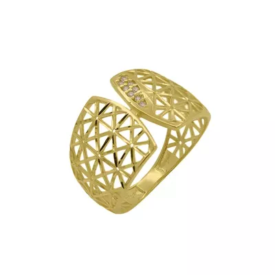 Anel de Ouro 18k Dynasty - 103387 - Fábrica do Ouro ®️