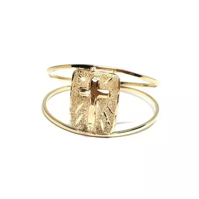 Anel de Ouro 18k Fé - 103561 - Fábrica do Ouro ®️