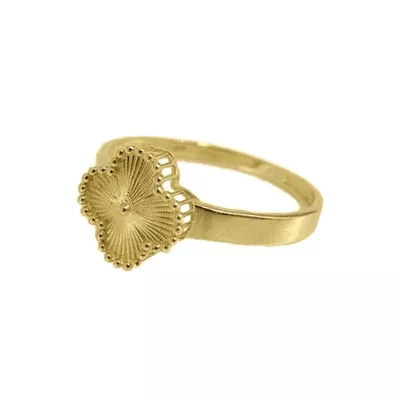 Anel de Ouro 18k Trevo - 103665 - Fábrica do Ouro ®️