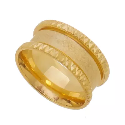 Aliança Individual De Casamento Anatômica De Ouro 18k Com 9,4mm - 1017... - Fábrica do Ouro ®️