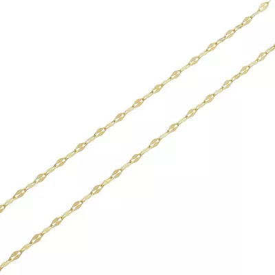 Corrente De Ouro 18k Coffee De 1,6mm Com 45cm - 101622 - Fábrica do Ouro ®️