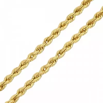 Corrente De Ouro 18k Corda De 2,1mm Com 45cm - 100280 - Fábrica do Ouro ®️
