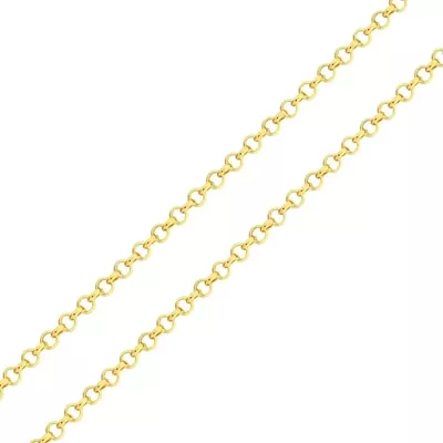 Corrente De Ouro 18k Elo Português De 4,9mm Com 40