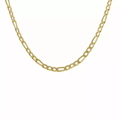 Corrente De Ouro 18k Groumet 3x1 De 3mm Com 70cm