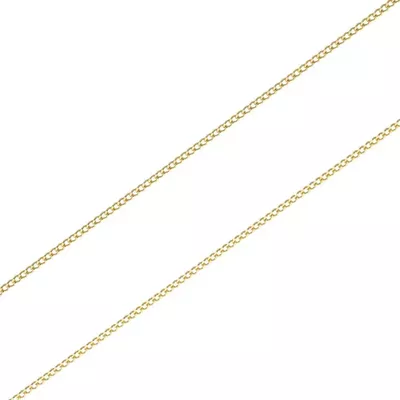 Corrente De Ouro 18k Groumet De 1,3mm Com 60cm - 100597 - Fábrica do Ouro ®️