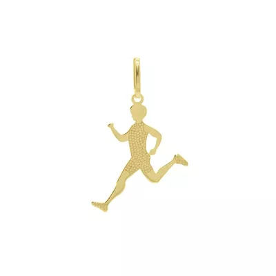 Pingente De Ouro 18k Atletismo Masculino - 101934 - Fábrica do Ouro ®️