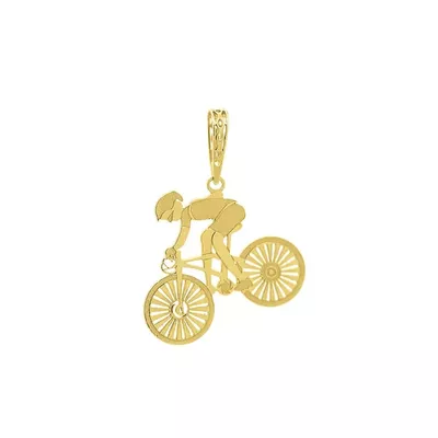 Pingente De Ouro 18k Ciclismo - 101935 - Fábrica do Ouro ®️