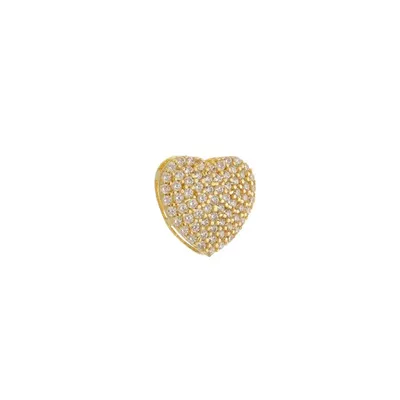 Pingente De Ouro 18k Coração Love - 103718 - Fábrica do Ouro ®️