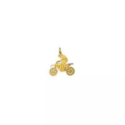 Pingente De Ouro 18k Motocross - 101936 - Fábrica do Ouro ®️