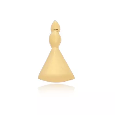 Pingente De Ouro 18k Nossa Senhora Da Aparecida Polido - 102768 - Fábrica do Ouro ®️