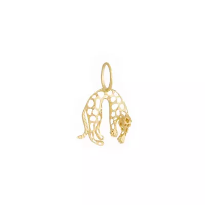 Pingente De Ouro 18k Pantera Vazada Pequena - 103737 - Fábrica do Ouro ®️