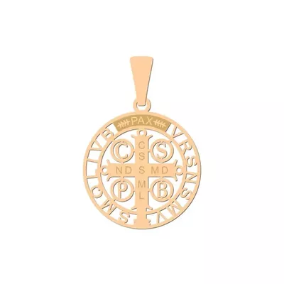 Pingente De Ouro 18k São Bento Vazado - 101897 - Fábrica do Ouro ®️