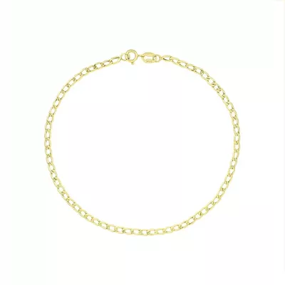 Pulseira De Ouro 18k Groumet De 2,3mm Com 20cm - 102577 - Fábrica do Ouro ®️