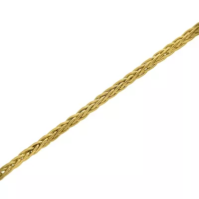 Pulseira De Ouro 18k Palmeira