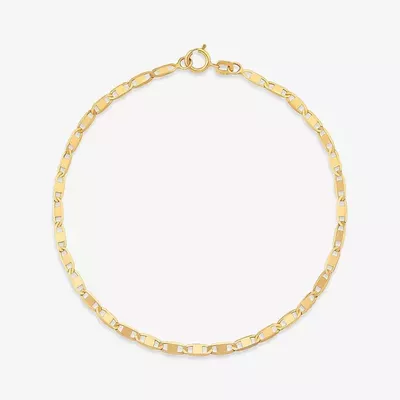 Pulseira De Ouro 18k Piastrine De 1,6mm Com 21cm - 102504 - Fábrica do Ouro ®️