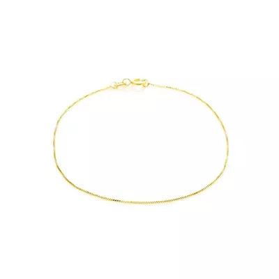 Pulseira De Ouro 18k Veneziana De 0,6mm Com 18cm - 102558 - Fábrica do Ouro ®️