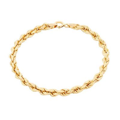 Pulseira De Ouro 18k Corda De 4,2mm Com 19cm - 101867 - Fábrica do Ouro ®️