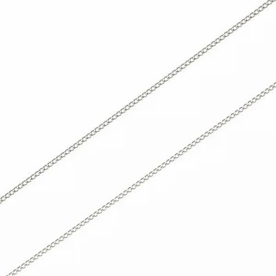 Corrente De Prata 925 Groumet De 1,3mm Com 45cm - 203892 - Fábrica do Ouro ®️