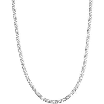 Corrente De Prata 925 Catena De 4,0mm Com 40cm - 204012 - Fábrica do Ouro ®️
