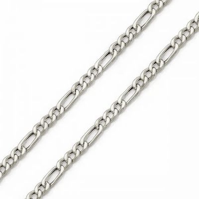 Corrente De Prata 925 Groumet 3x1 De 4,4mm Com 70cm - 204072 - Fábrica do Ouro ®️