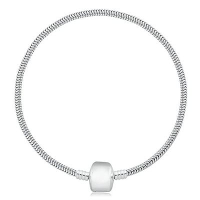 Pulseira De Prata 925 Berloques Com 19Cm - 203899 - Fábrica do Ouro ®️