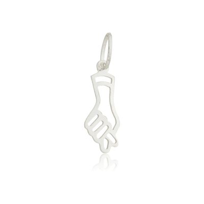Pingente De Prata 925 Figa de 19mm - 204036 - Fábrica do Ouro ®️