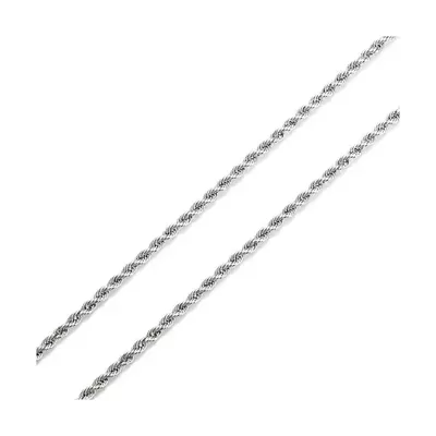 Corrente De Prata 925 Corda De 1,5mm Com 70cm - 204093 - Fábrica do Ouro ®️