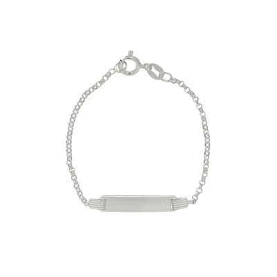 Pulseira Infantil De Prata 925 Elo Português De 1,5mm Com 13cm - 20400... - Fábrica do Ouro ®️