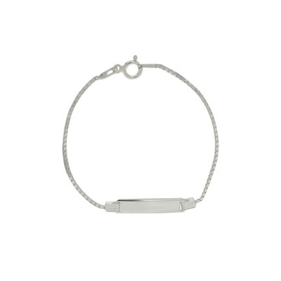 Pulseira Infantil De Prata 925 Veneziana De 1,2mm Com 15,5cm - 204002 - Fábrica do Ouro ®️