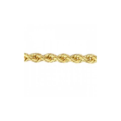 Corrente De Ouro 18k Corda De 2,1mm Com 50cm