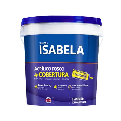 Isabela Acrilico Fosco+Cobertura Branco 3,6L