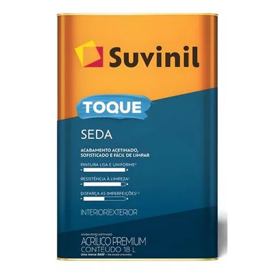 Tinta Acrílica Suvinil Toque Seda Branco 18L